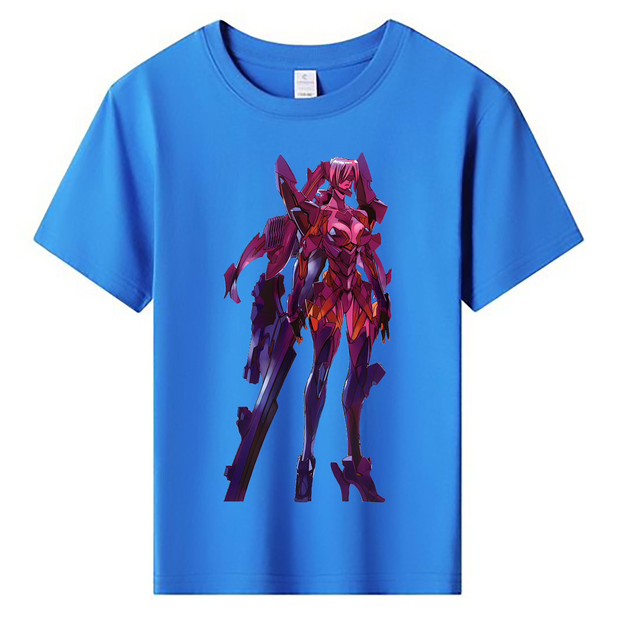 （画像用） EVA 新世紀エヴァンゲリオン 綿100％キッズTシャツ（フロントプリント）